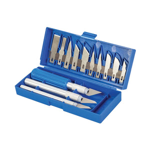 Coffret de scalpels - 16 pièces - Silverline Silverline