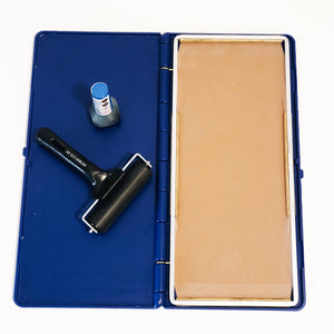 Kit pour prise d'empreinte - 1 podographe + 1 encre bleue + 1 rouleau encreur My Podologie