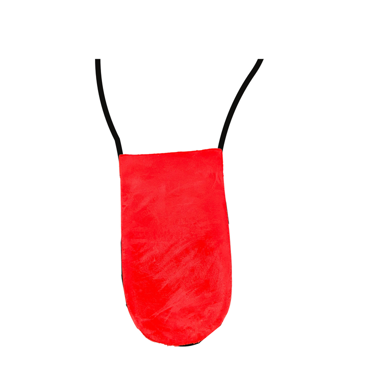 Talonnette courte en mousse de latex  - Shore 30-40 - 5 mm - Rouge