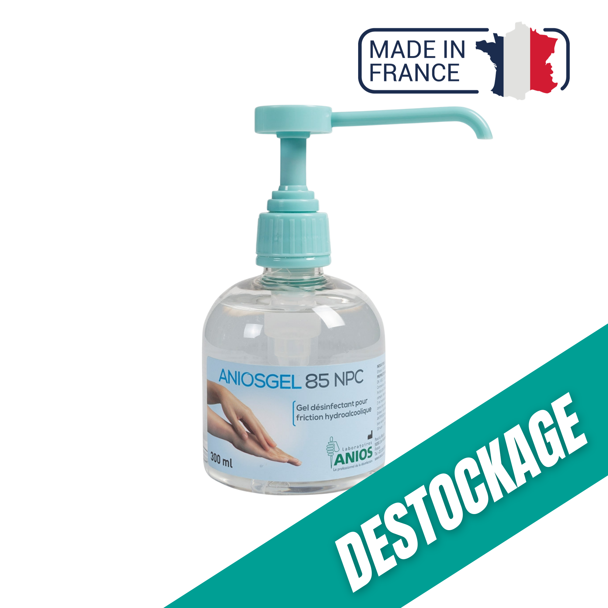 Aniosgel 85 NPC - Gel désinfectant - 3 formats disponibles // Destockage