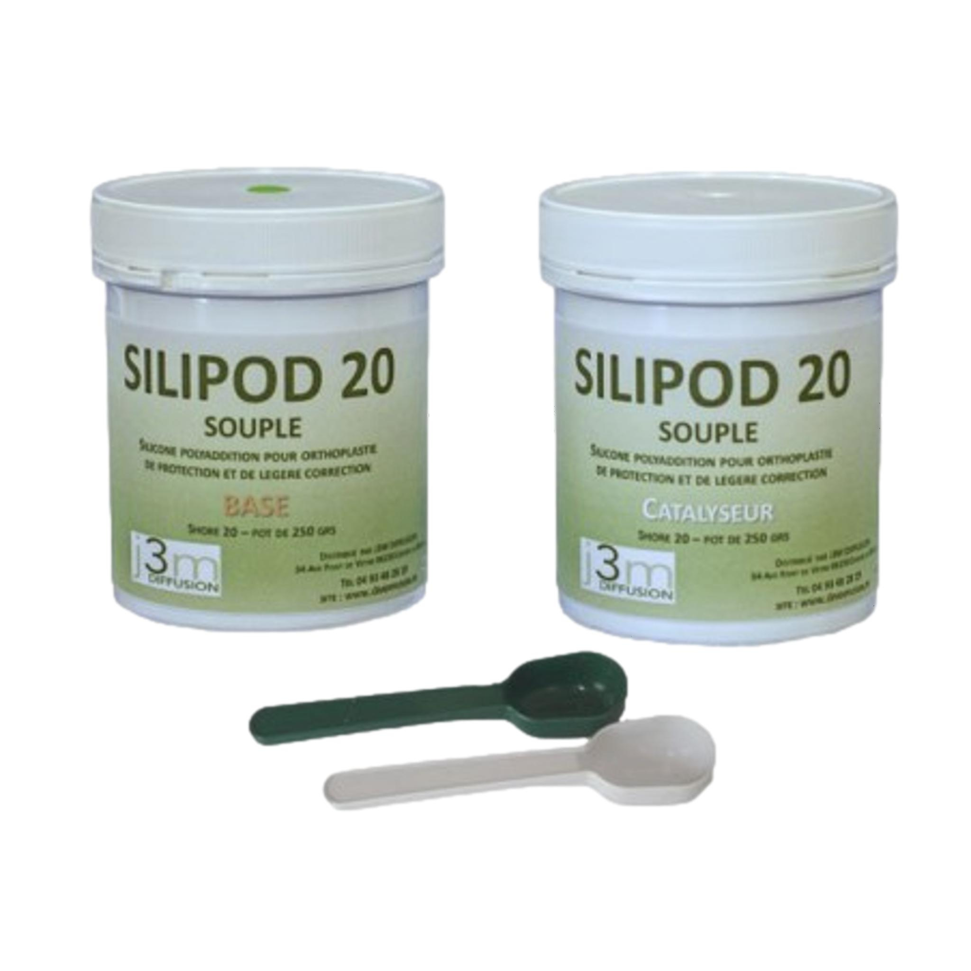 Silicone orthoplastie - Dureté souple - Shore A 20 - Silipod My Podologie