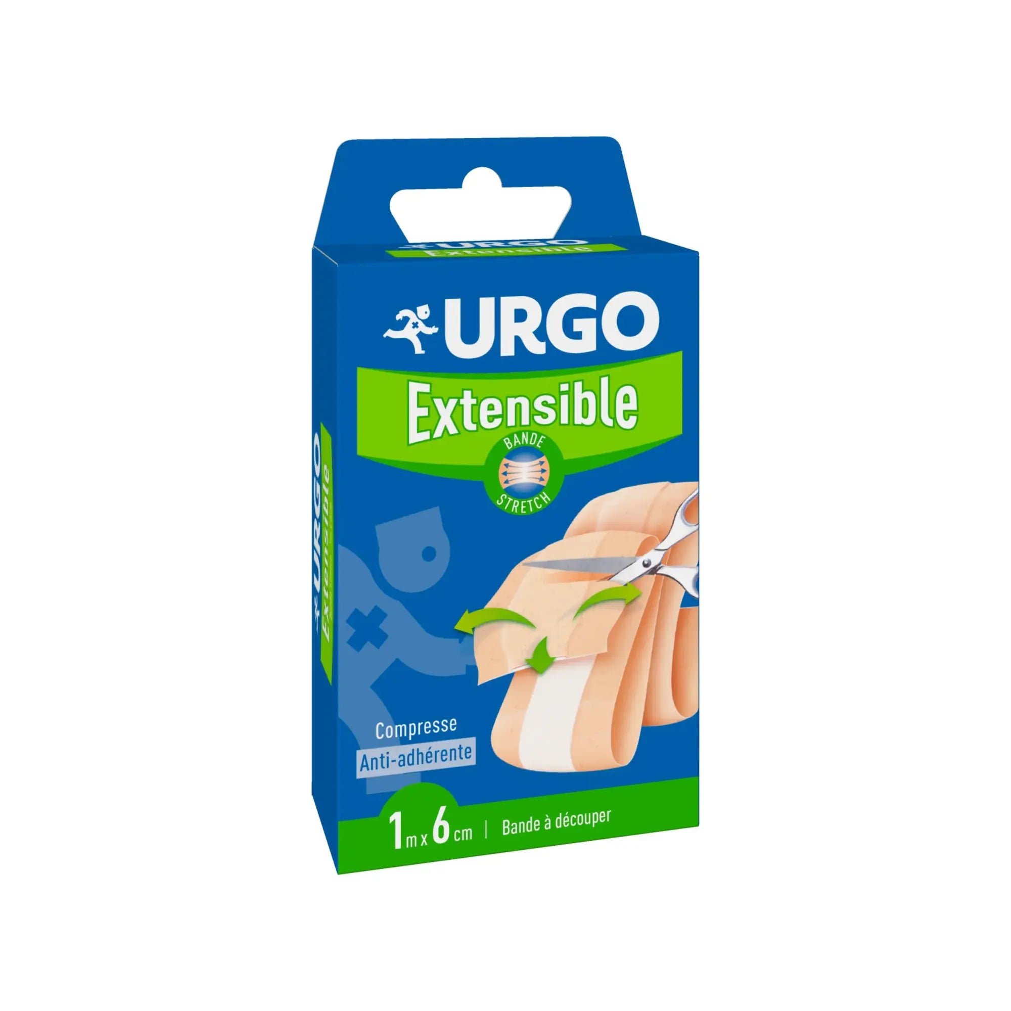 Pansements - Bande extensible - 1 m x 6 cm - Urgo Urgo 