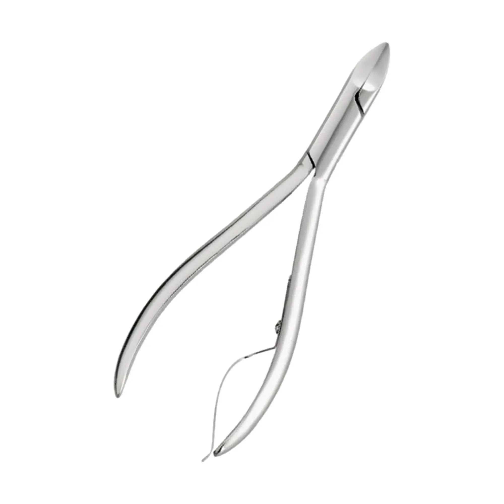 Nail nippers - Concave cut - 13 cm - Stainless steel - Satin finish - Elibasic