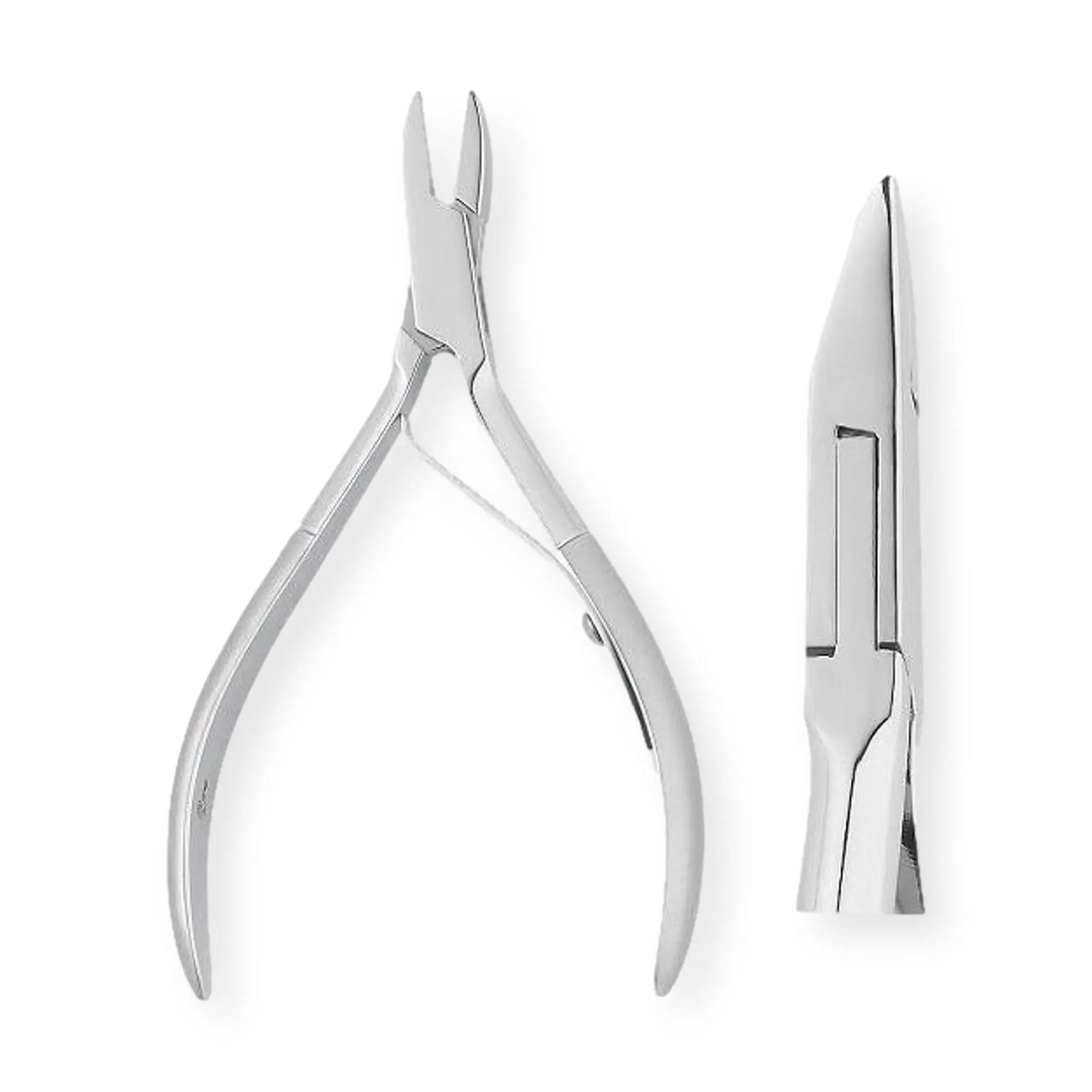 Nail pliers - Straight cut - Flat jaws - Rotating spring - Stainless steel - Elibasic