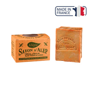 Savon d'Alep 25% de baie de Laurier - 190 g - Alépia Alépia