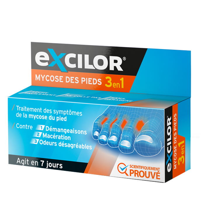 Mycose pieds 3 en 1 tube 15ml- Excilor Excilor 